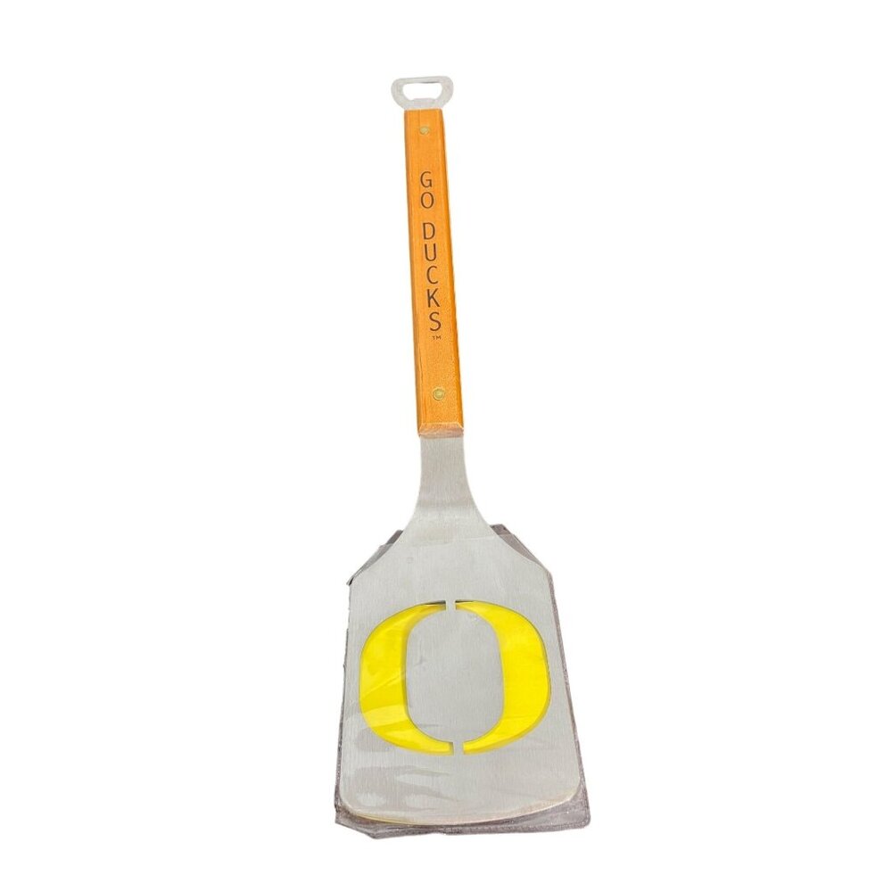 Oregon Ducks The Sportula BBQ Grilling Spatula With Bottle Opener Stainless Stee